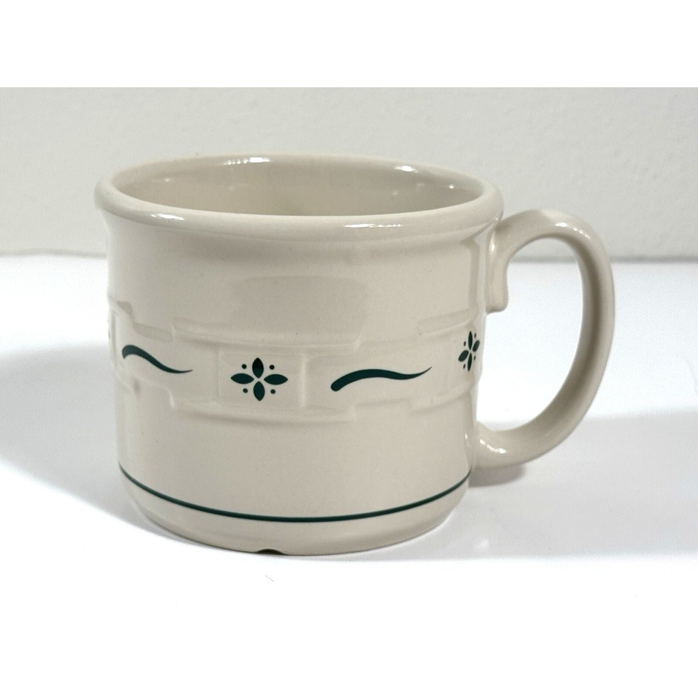 Longaberger Woven Traditions Heritage Green Soup Mug - 4 1/2" Diameter
